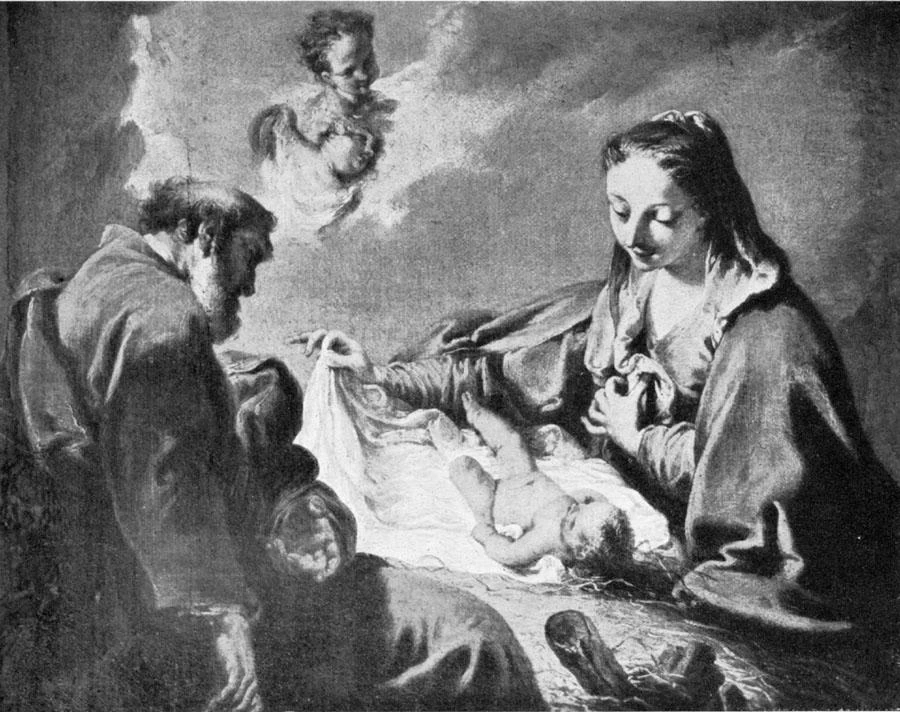 Giambattista Pittoni - Natività, Weimar, Kunstsammlungen zu Weimar